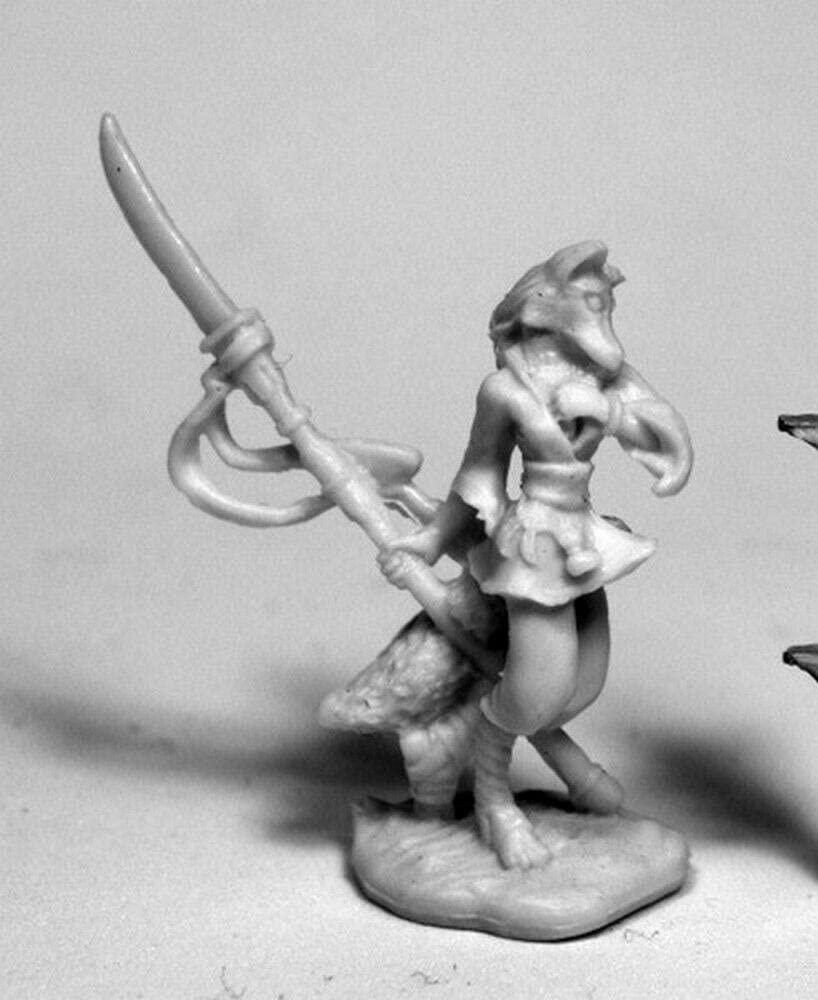 Reaper Miniatures Dijoro, Female Kitsune #77474 Bones Unpainted Plastic Figure