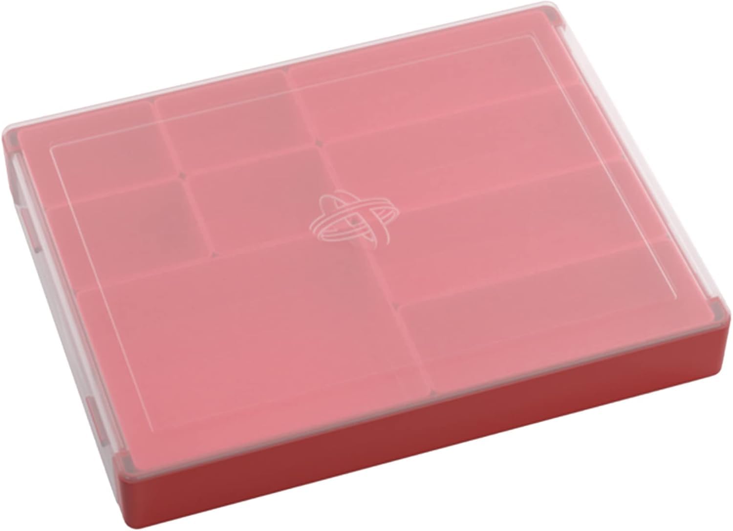 Gamegenic Token Silo Convertible | Store & Organize Board Game Tokens | 9 Removable Trays in 3 Different Sizes | Stackable Token Box | Space-Saving Design | Red Color | Made by Gamegenic (GGS22003ML)