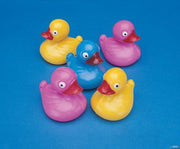 Plastic Weighted Ducks - 12 Pieces