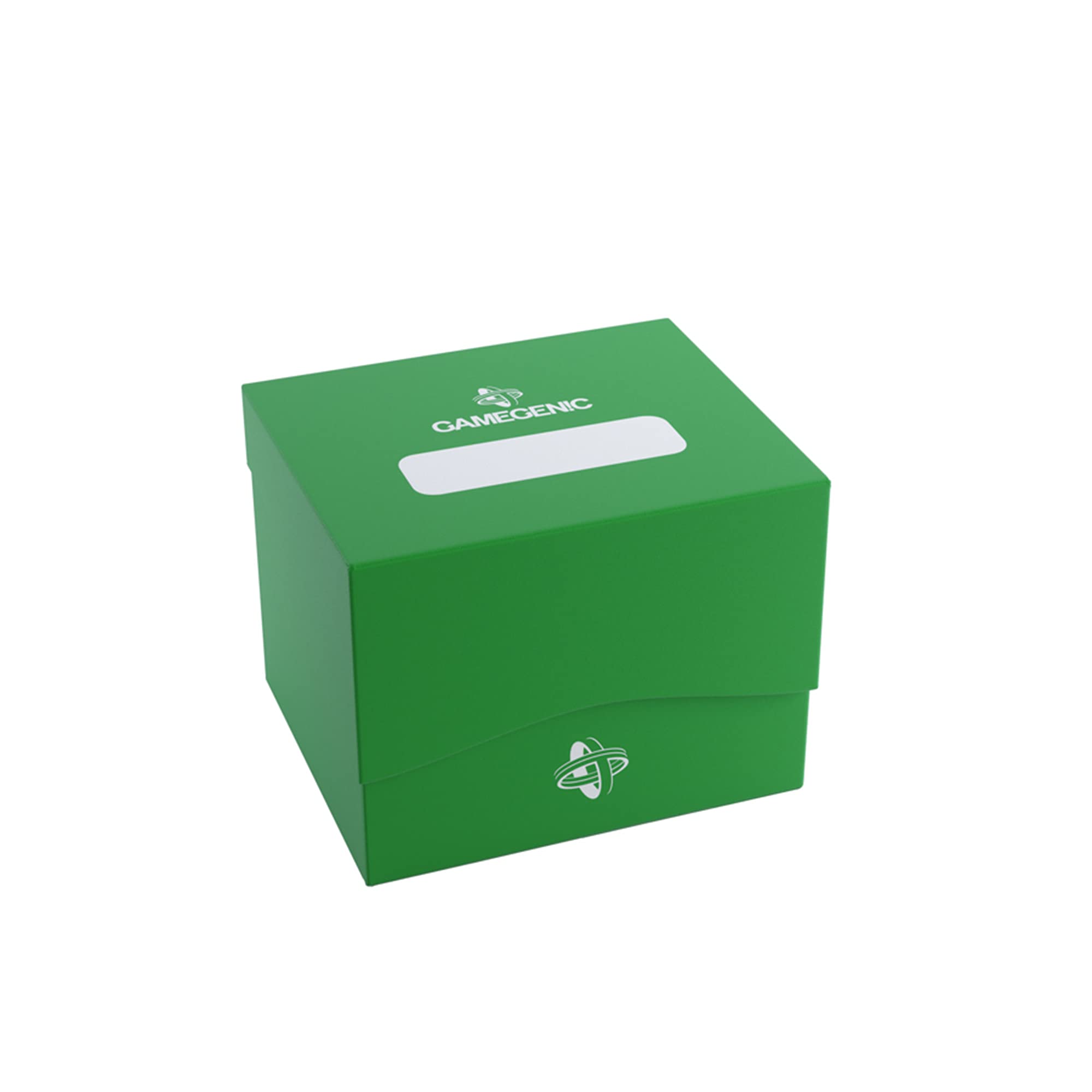GameGenic Card Deck Box Side - Side Holder XL Green 100CT – Durable and Sturdy TCG, OCG Card Storage – Compatible with Pokemon Yugioh Commander and MTG Magic: The Gathering Cards
