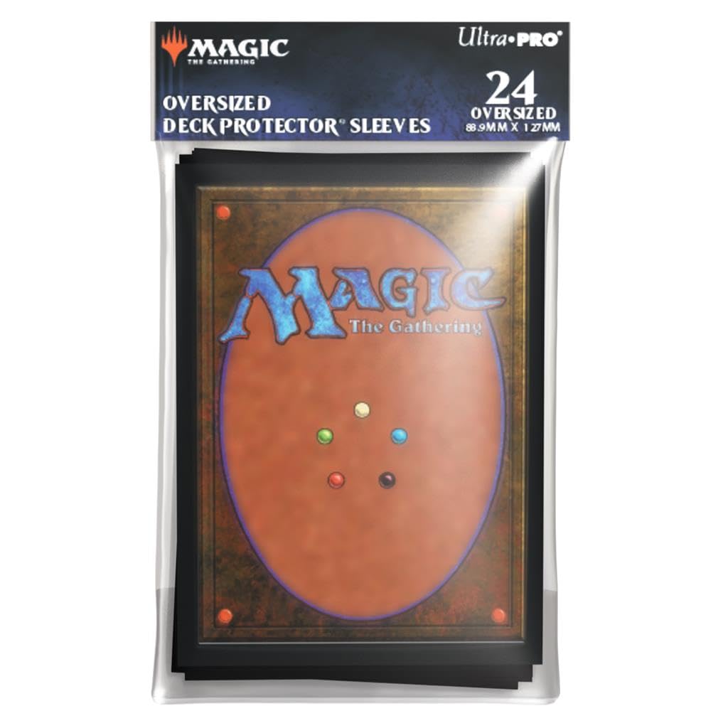 Ultra PRO - Oversized Magic: The Gathering Deck Protector® Sleeves, MTG Deck Protector Sleeves, Oversized Card Protectors, Commander & Planechase Formats, Gaming Card Storage, Archival Protection