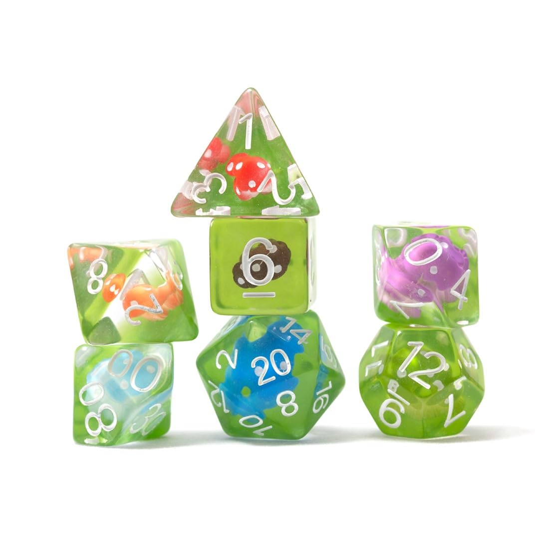 RPG Dice Set (7): Mushroom Village