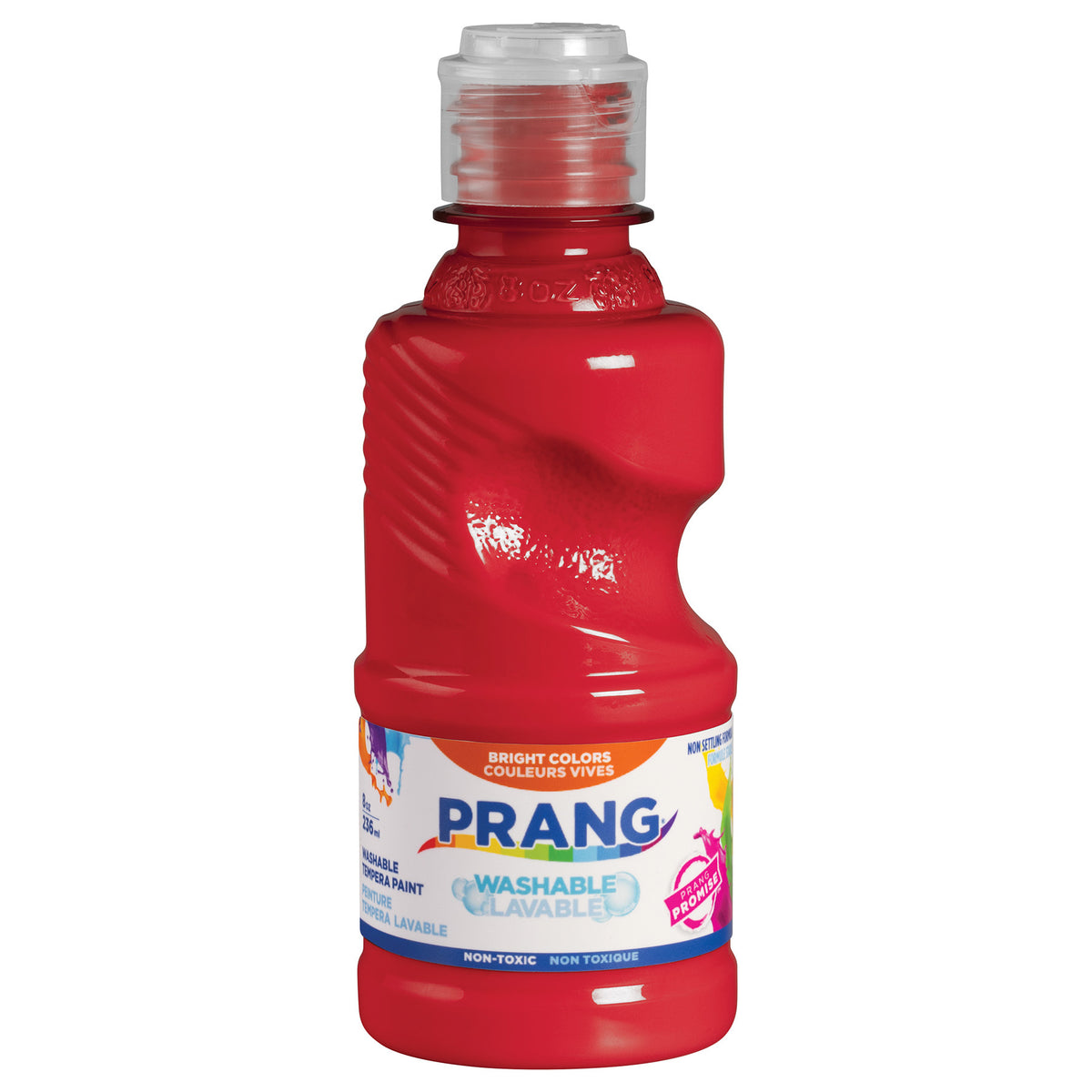 (6 EA) TEMPERA PAINT WASH 8OZ RED