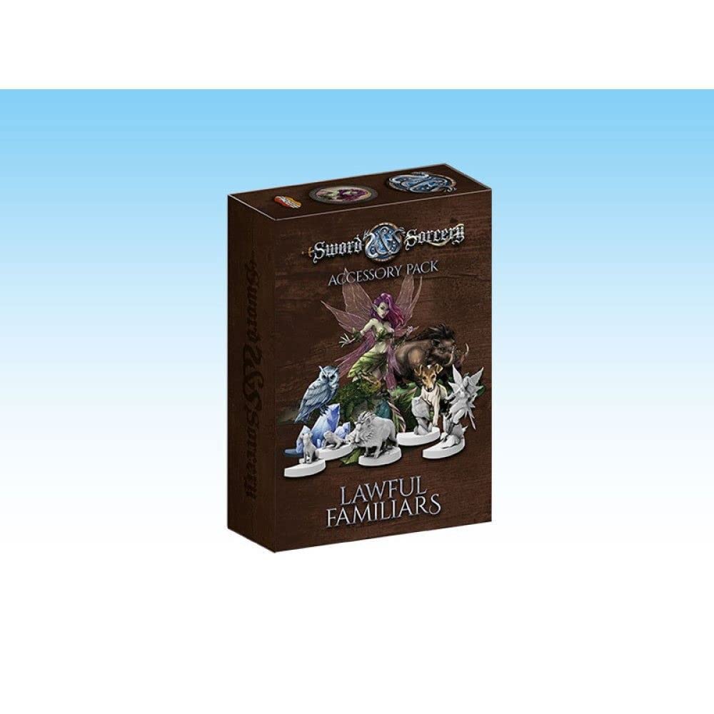 Ares Games Sword & Sorcery Miniatures - Lawful Familiars - 5 32MM Unpainted Plastic Miniatures - Tabletop RPG Accessory Pack - DND & Other Table Top RPG Games - Ages 12+