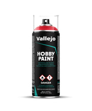 Vallejo - Hobby Paint Spray Fantasy Color | Bloody Red 400 ml. (13.5 fl.oz.) | Creates Perfect Matt and Self Levelling Finish | Equipped with 2 Different Nozzles