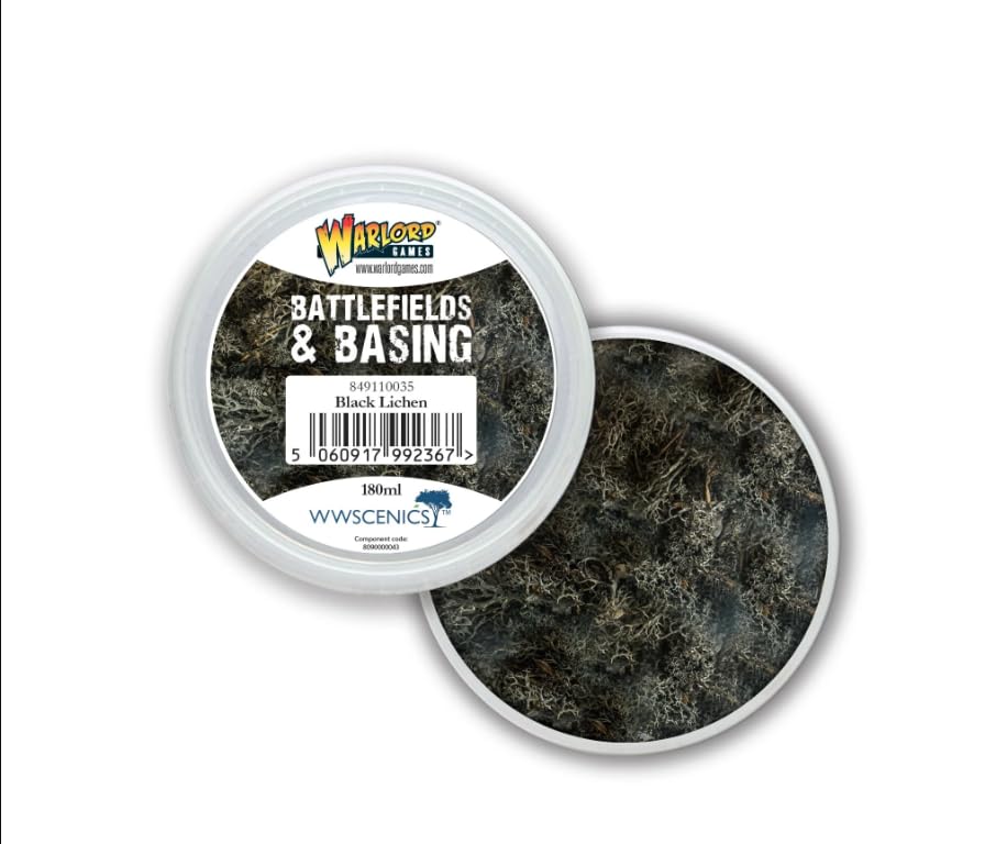 Basing & Battlefields: Black Lichen (180ml) by War World Scenics