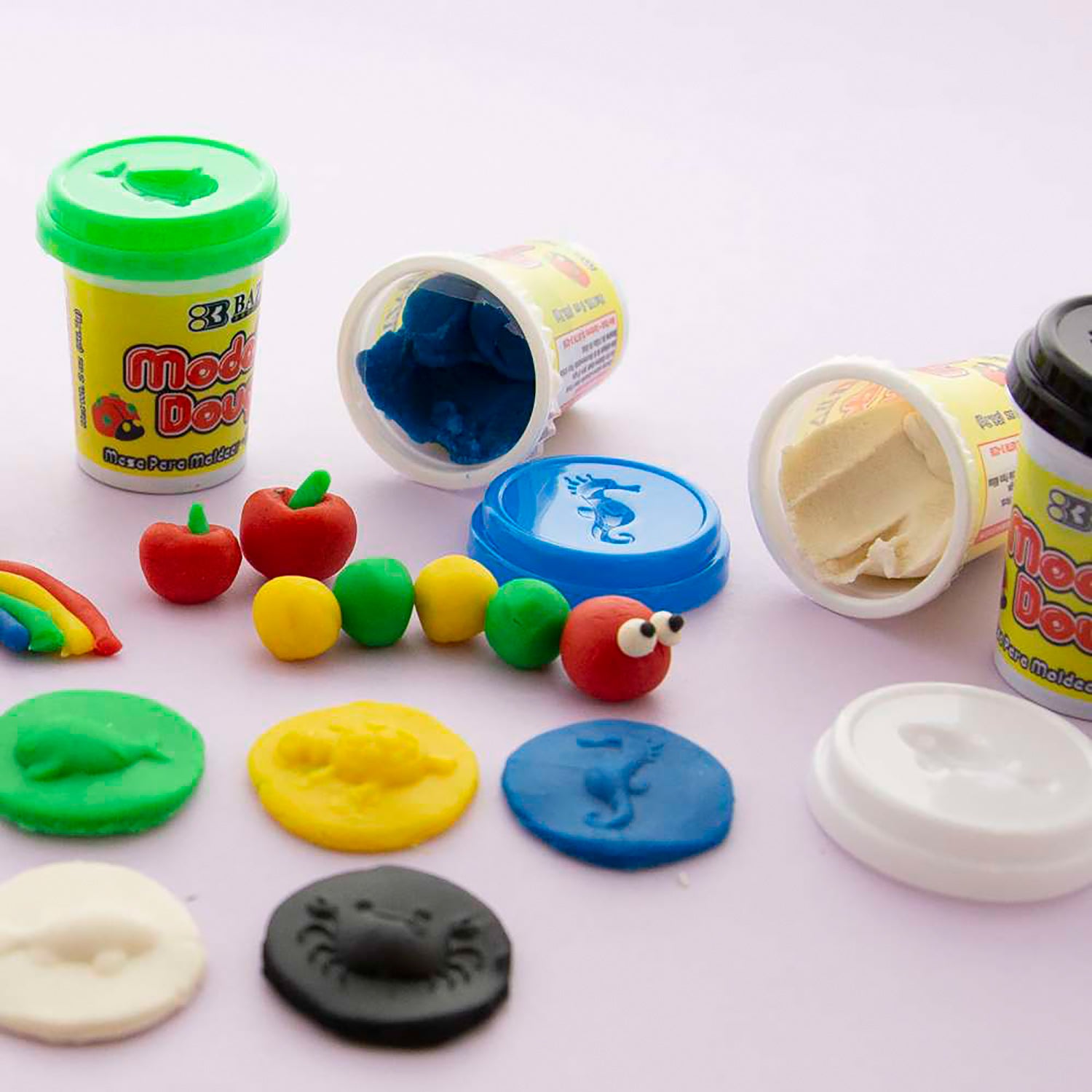 Modeling Dough, 2 oz. Multi Color, Pack of 6