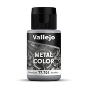 Vallejo - Metal Color | Aluminium 32 ml (1.08 fl.oz.) | Faithfully Reproduce Different Metallic Finishes
