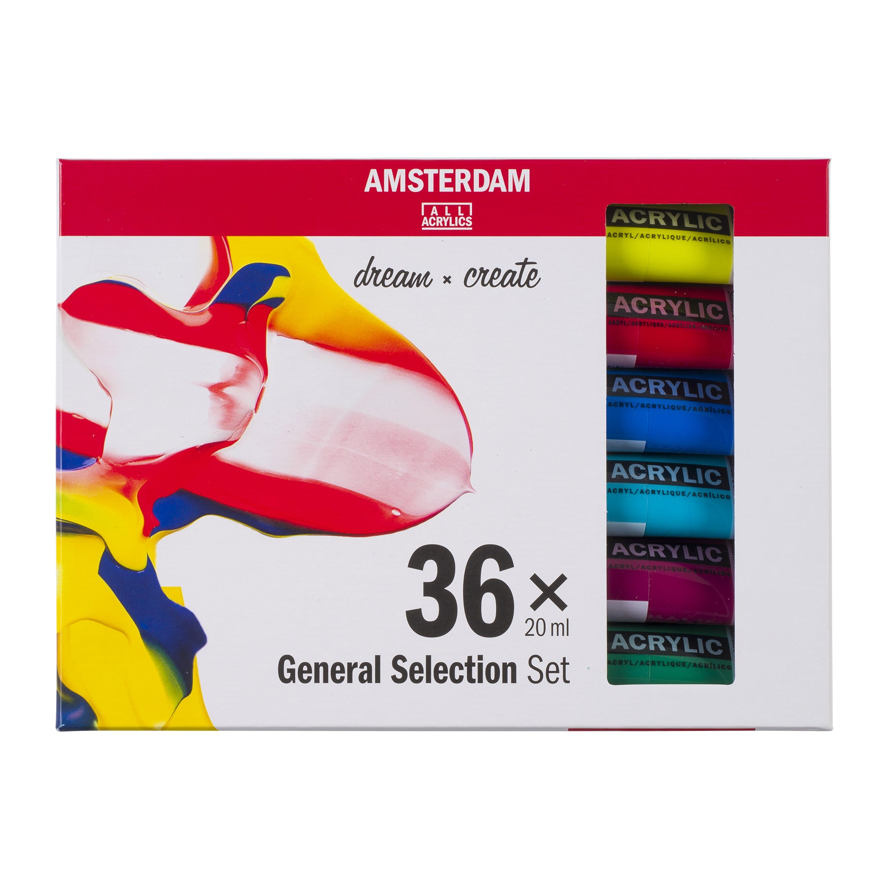 Standard Acrylic General Set, 36 x 20mL