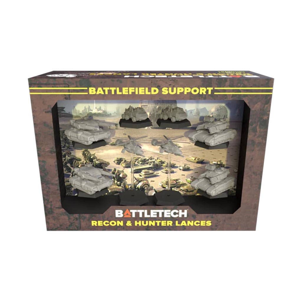 Catalyst Game Labs BattleTech: Battlefield Support - Recon & Hunter Lances | Strategy Board Game | for 2+ Players | Ages 14+ | for Use in Classic BattleTech Tabletop and Alpha Strike Games
