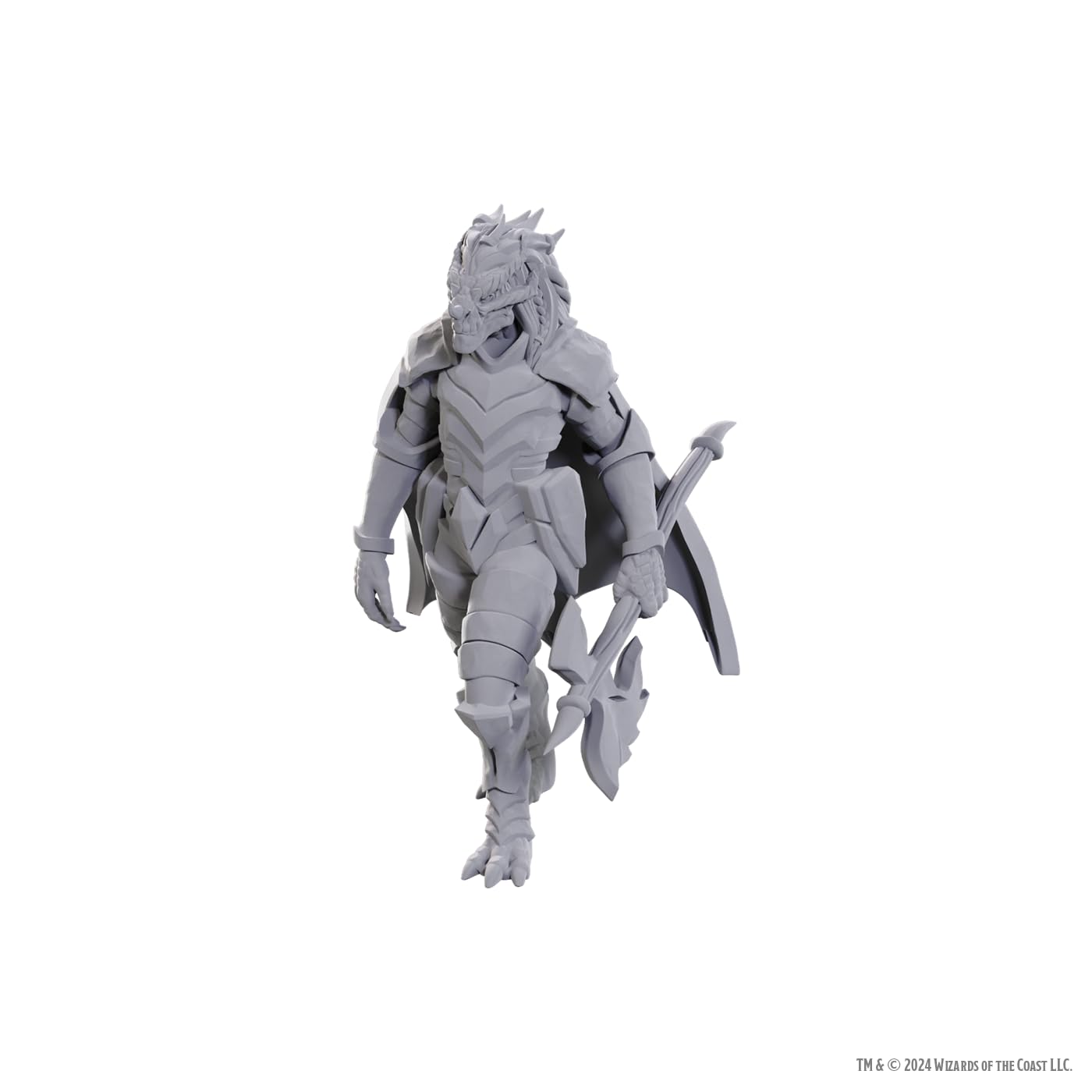 WizKids Dungeons & Dragons Nolzur's Marvelous Miniatures | Unpainted Miniatures | Wave 25 (Dragonborn of Tiamat)