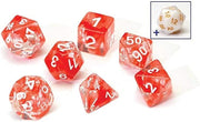Sirius Dice Red Cloud Transparent Resin