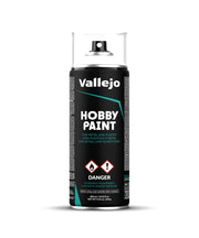 Vallejo - Hobby Paint Spray Basic Primer | White 400 ml. (13.52 fl.oz.) | Perfect Matt and Self Levelling Finish