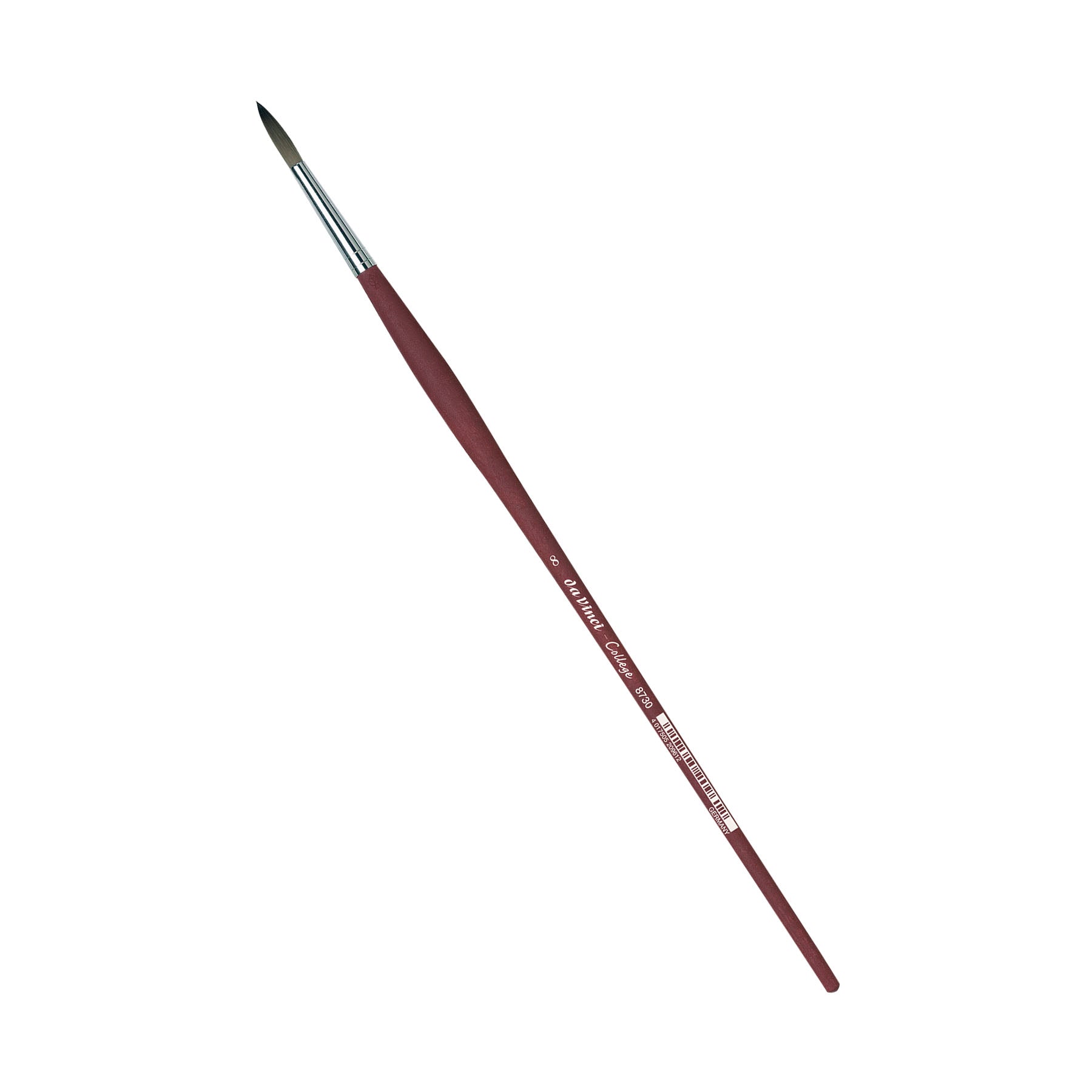 COLLEGE Student Brush, Synthetic, Acrylic & Oil, Round, Series 8730, Size 8