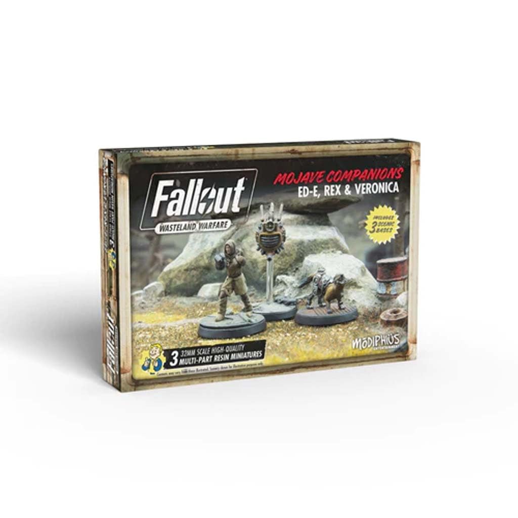 Modiphius Fallout – Wasteland Warfare - Ed-E, Rex and Veronica, Multi