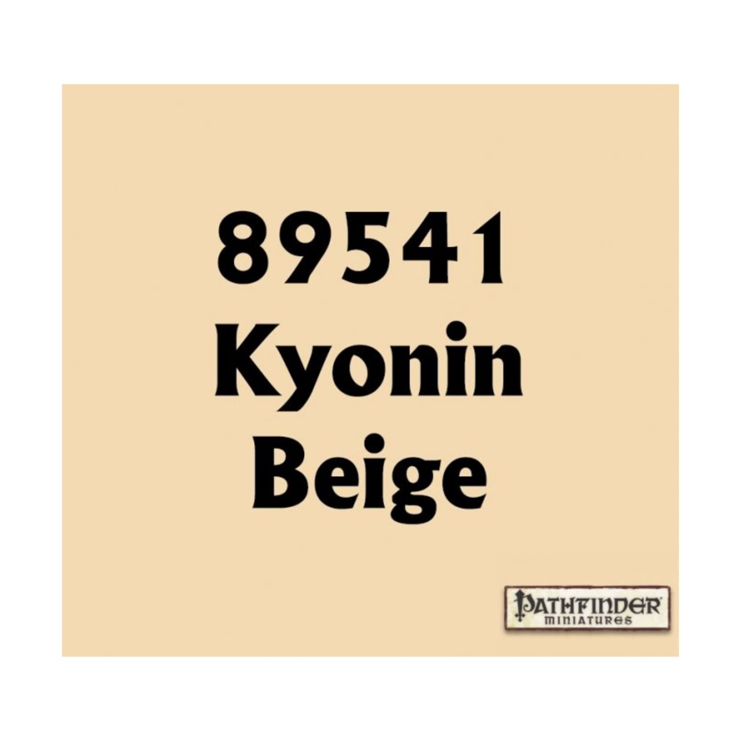 Kyonin Beige Master Series Hobby Paint .5oz Dropper Bottle Pathfinder Colors Reaper Miniatures
