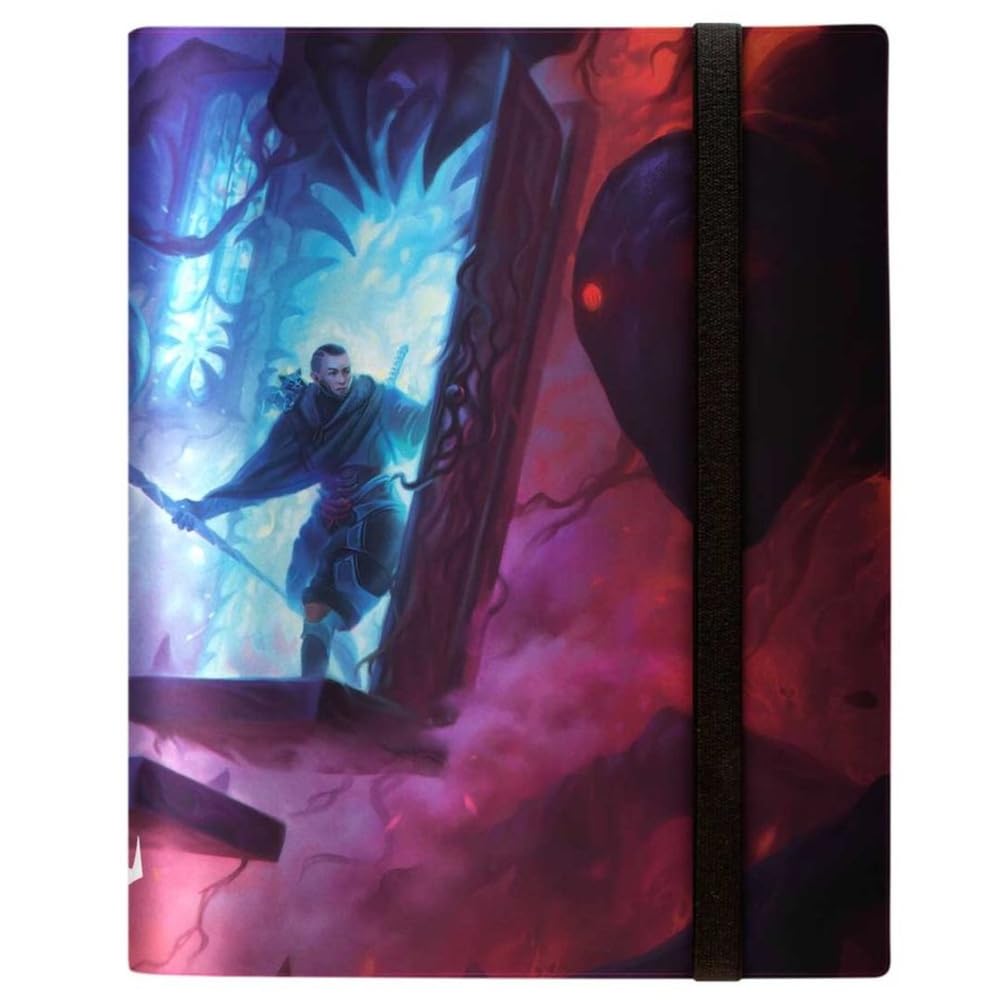 Ultra PRO - MTG Dusmourn 9-Pocket PRO-Binder for Magic: The Gathering FT. Packaging Key Artwork, Protects and Stores 360 Standard Size MTG Cards In Side Loading Pockets, Black Webbed Pages