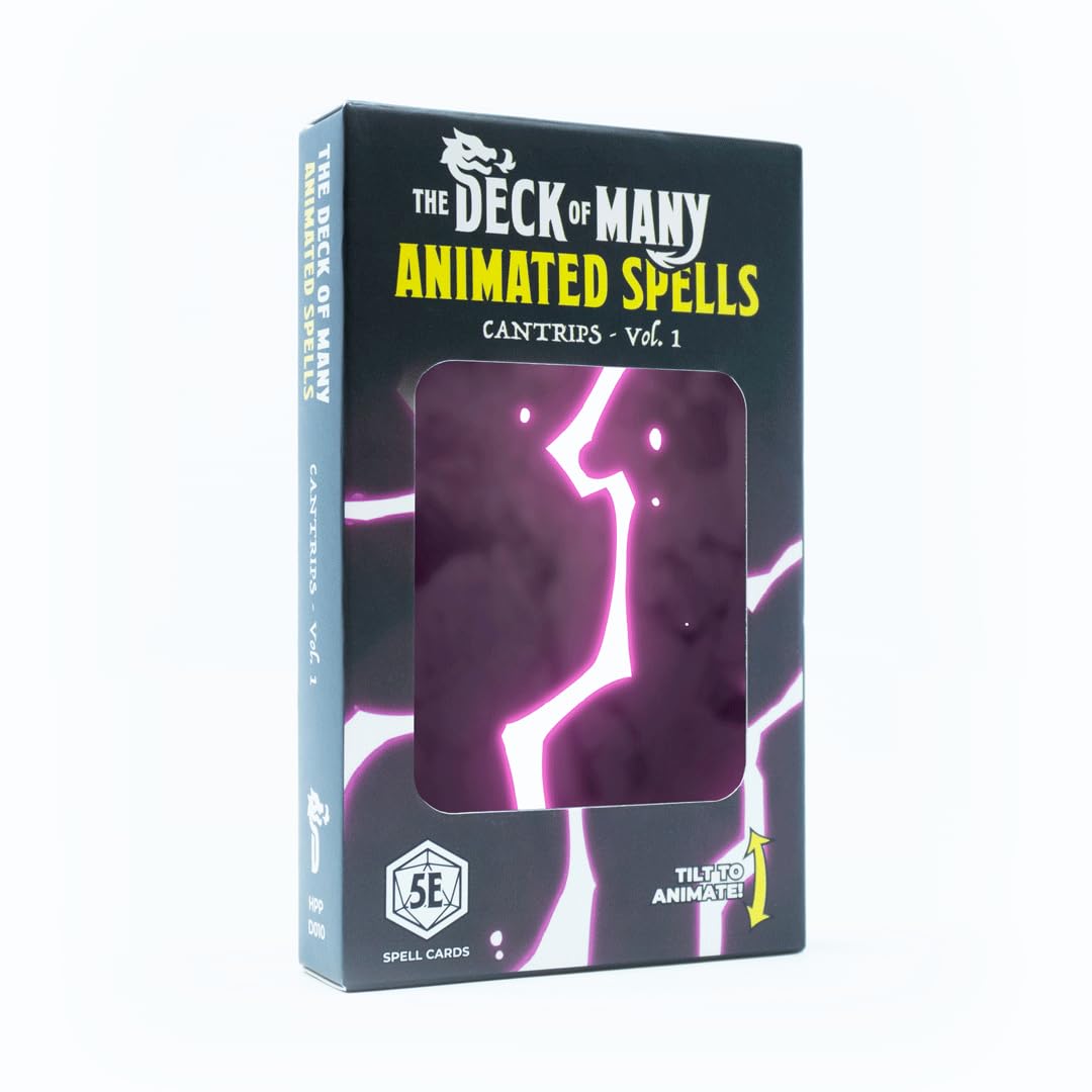The Deck of Many: Animated Spells: Cantrips