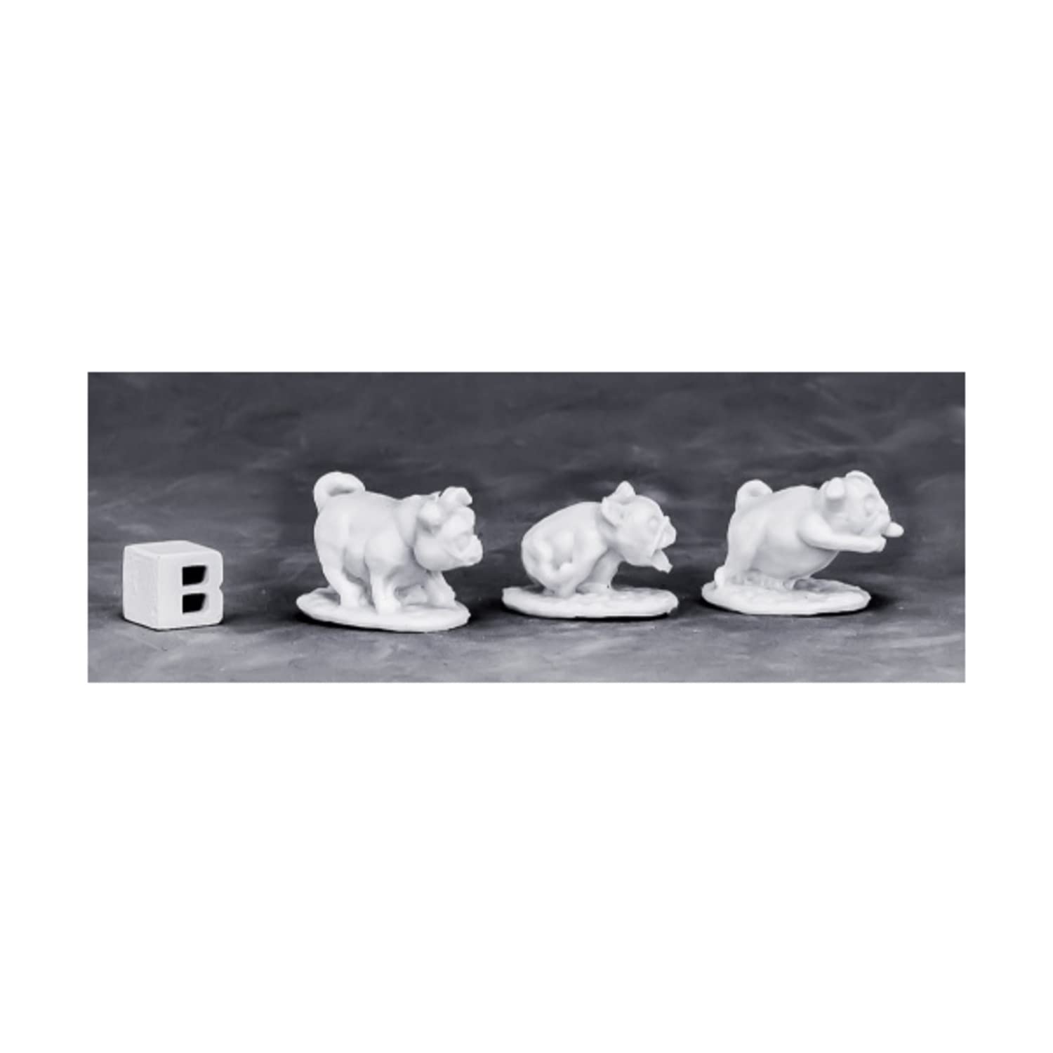 Reaper Dark Heaven Bones War Pugs (3pcs) Fantasy Miniatures Miniatures RPOR77573