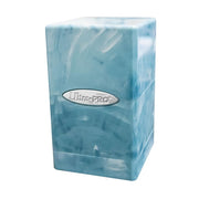Marble Satin Tower - Light Blue / White
