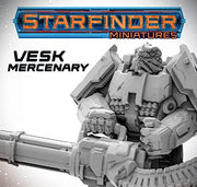 Archon Studio Starfinder: Miniatures – Vesk Mercenary – 1 Piece 32MM Unpainted Unassembled Designed for Starfinder: