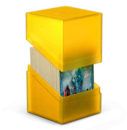 Ultimate Guard Boulder 100+ Classic, Deck Case for 100 Double-Sleeved TCG Cards, Amber, Secure & Durable Storage for Trading Card Games, Soft-Touch Finish