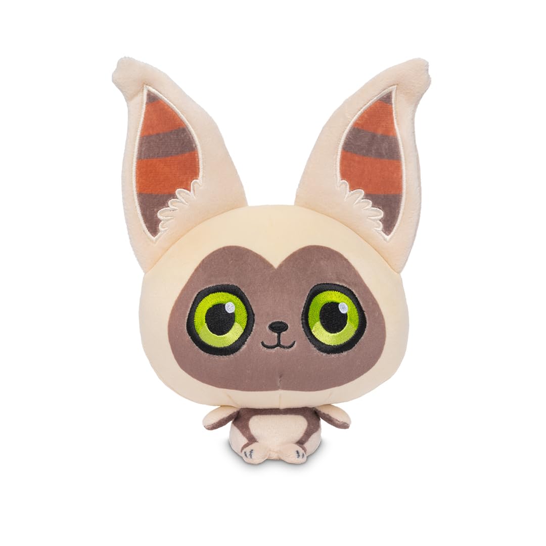 TeeTurtle Cloudheads Momo Plush - 5-Inch Official Avatar The Last Airbender Stuffed Animal with Embroidered Details - Soft Cuddly Plush Toys for Kids, Teens, and Adults