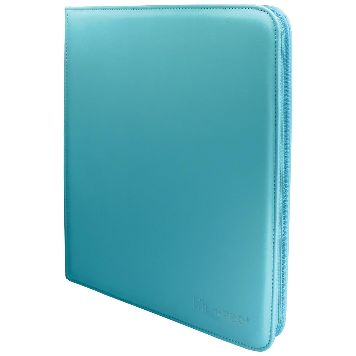 Ultra Pro E-15744 Ultra Pro-12 Pocket Zippered Pro Binder-Light Blue, Medium