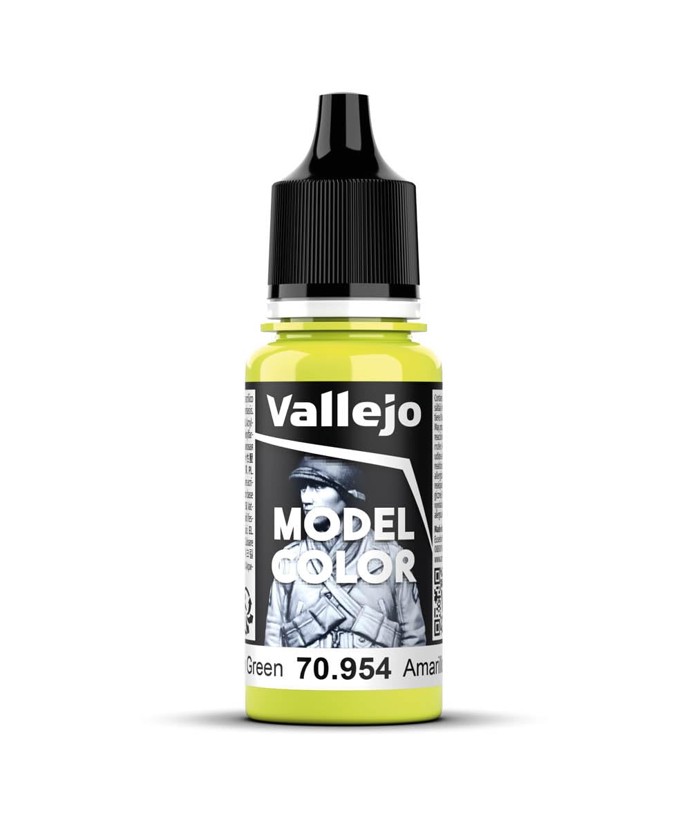 Vallejo Yellow Green Model Color 2 Paint, 18ml