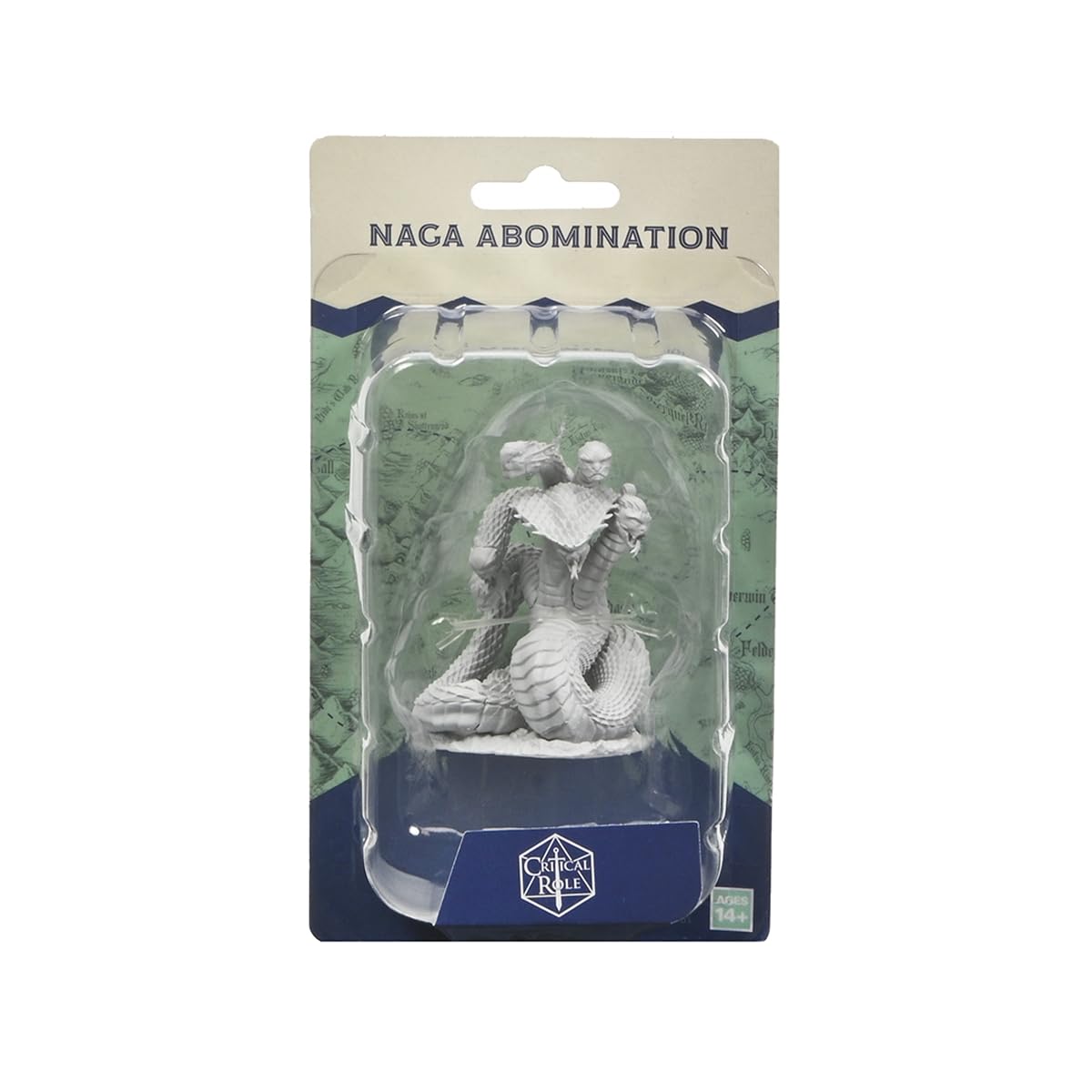WizKids Critical Role Unpainted Miniatures: Naga Abomination Unpainted Figure
