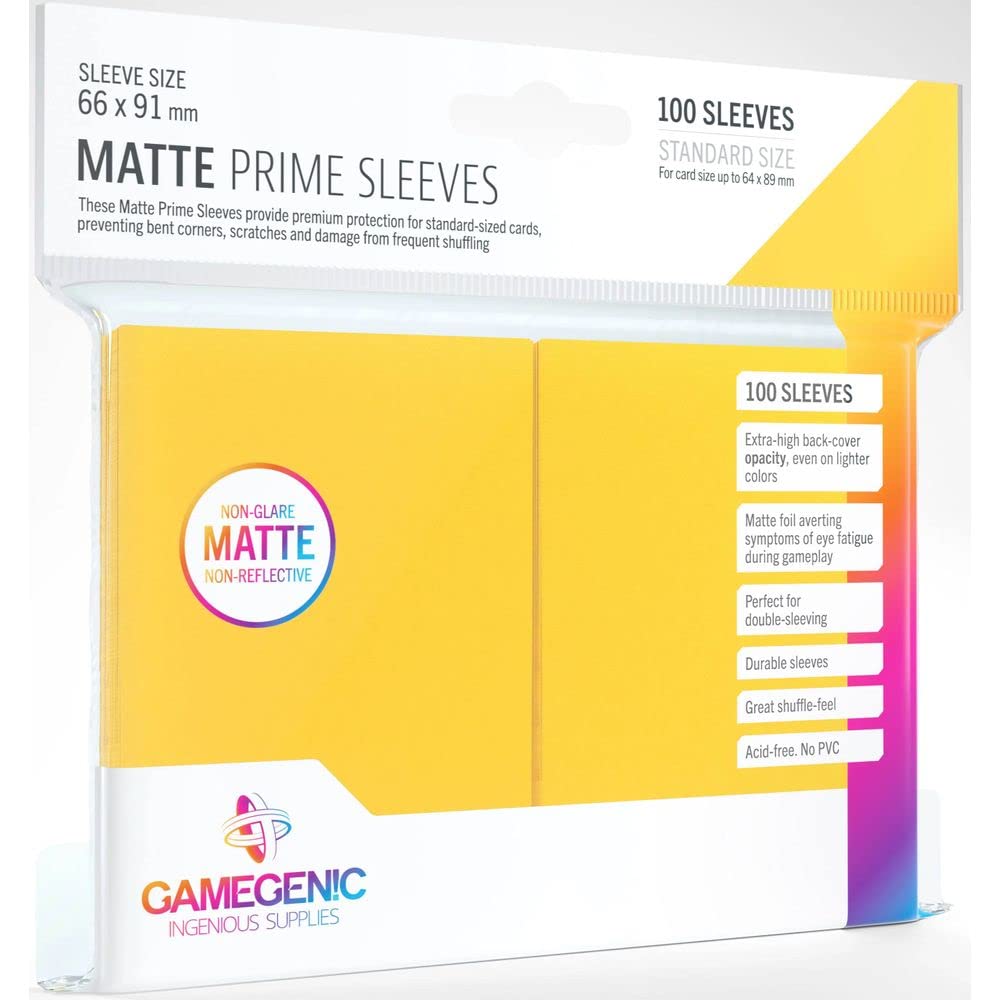 Deck Protector: Matte Prime: Yellow (100)