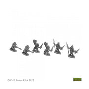 Dungeon Dwellers: REAPER Miniatures REM07057 Dungeon Dwellers Bones Bloodscale Kobolds Miniatures - Set of 6