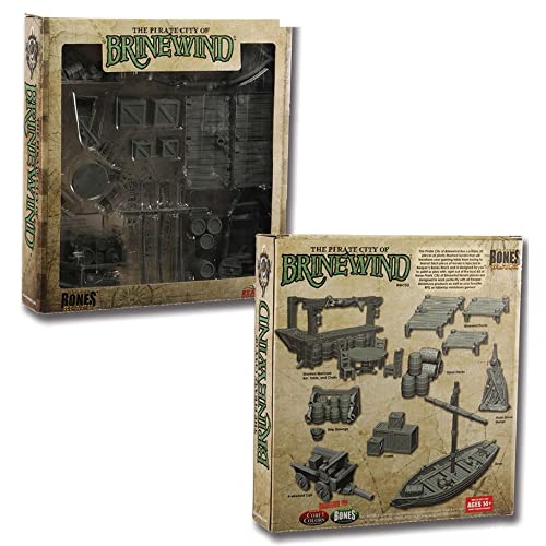 Mini - Reaper Bones Black 44153 Box Set Pirate City of Brinewind (20ct)