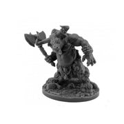 REAPER Minotaur Miniature 25mm Heroic Scale Figure Bones Black Miniatures