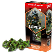 Sirius Dice SDZ200210 Barbarian Adventure Dice Green & Brown