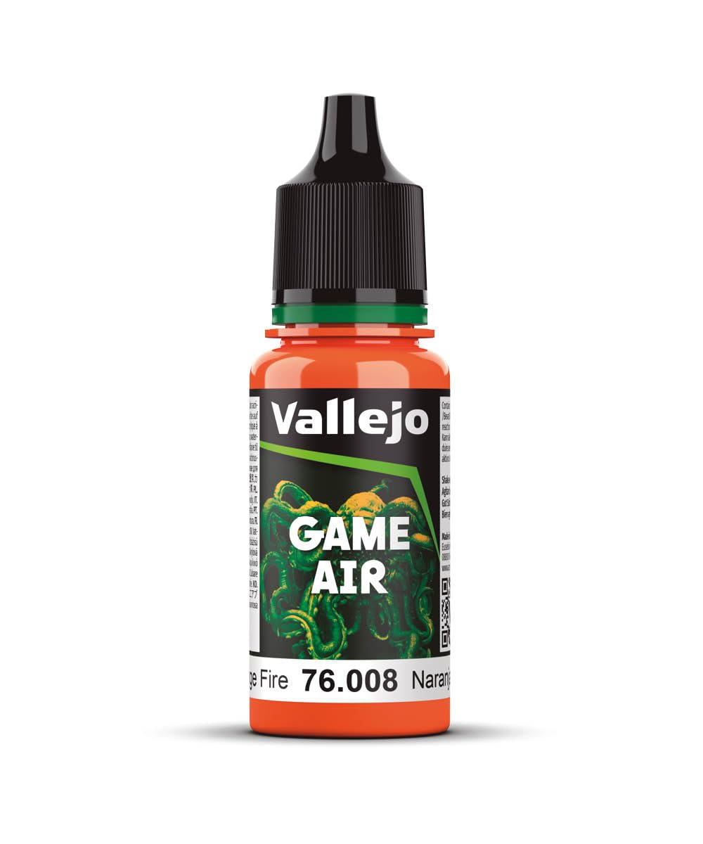 Vallejo AIR: Orange Fire Game Color