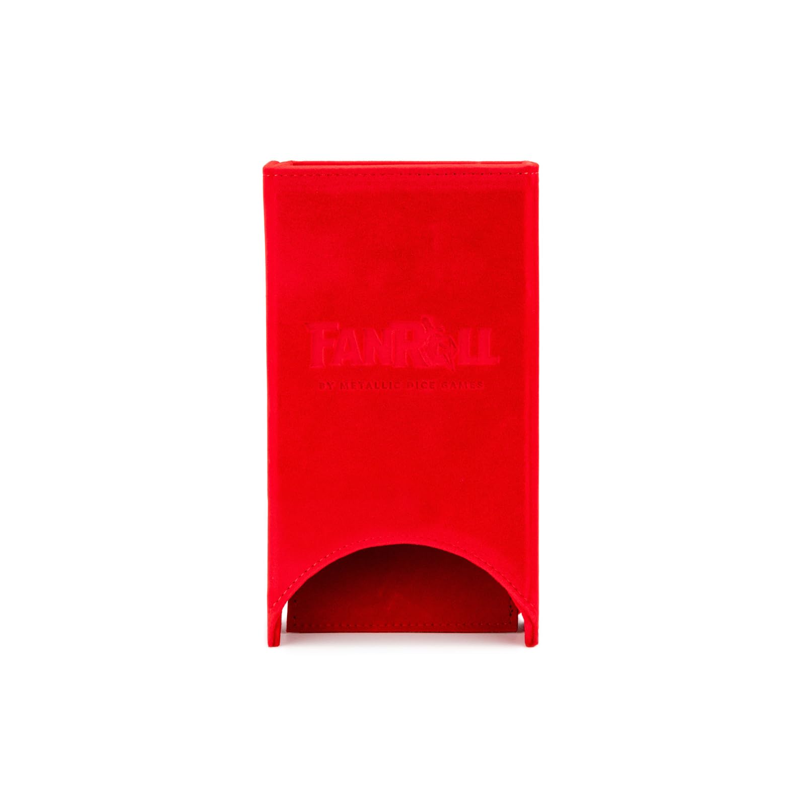 FanRoll Fold Up Dice Tower: Red, Role Playing Game Dice Accessories for Dungeons and Dragons