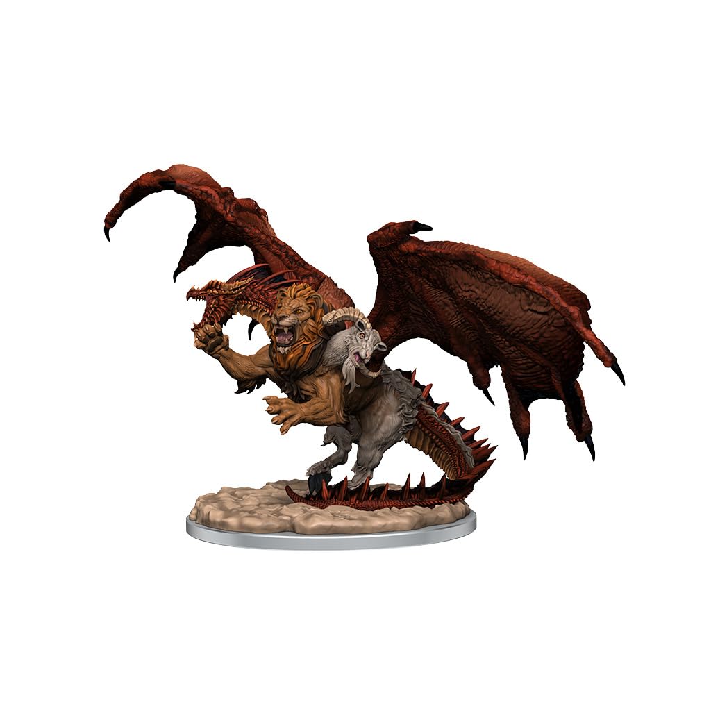 Dungeons & Dragons Frameworks: Wave 2: Chimera - Unpainted, Unassembled on Sprue, & Customizable Mini | WizKids D&D Figure
