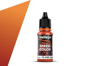 Vallejo - Xpress Color | Chameleon Orange 18 ml. (0.6 fl.oz.) | Speedy Application and Drying | Vibrant and Saturated Tones | Allows Colors to Flow Easily over the Miniature Surface