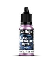 Vallejo - Amethyst Purple Light | True Metallic Metal TMM | Acrylic Colors for Painting Metal Effects on Fantasy, Historical, and Wargaming Miniatures | 18 ml (0.6 fl.oz.)