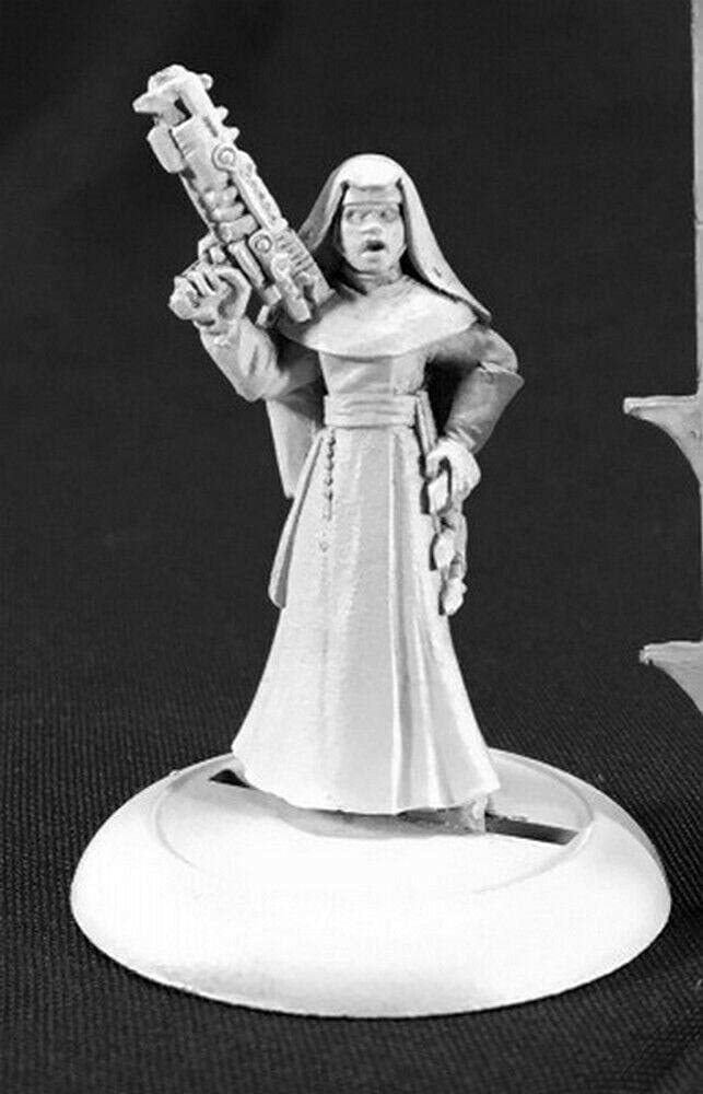 Reaper Rippers Order of St George Nun Miniature 25mm Heroic Scale Savage Worlds Series Miniatures