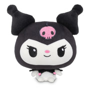 TeeTurtle Cloudheads Kuromi Plush - 5-Inch Official Sanrio Stuffed Animal with Embroidered Details - Soft Cuddly Plush Toys for Kids, Teens, and Adults