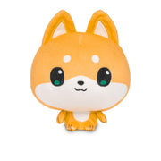 TeeTurtle Cloudheads Miso The Shiba Inu Plush - 5-Inch Dog Stuffed Animal with Embroidered Details - Soft Cuddly Plush Toys for Kids, Teens, and Adults