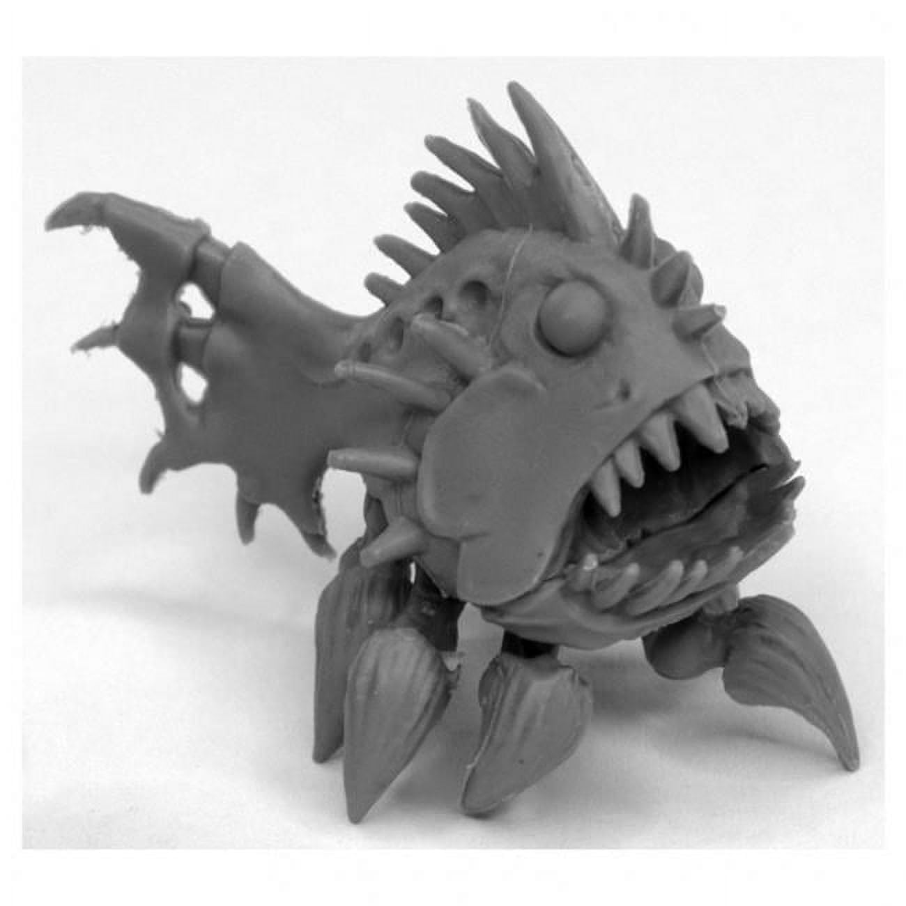 Reaper Miniatures: 44027 - Terror Fish Bones Black Fantasy Plastic Miniature