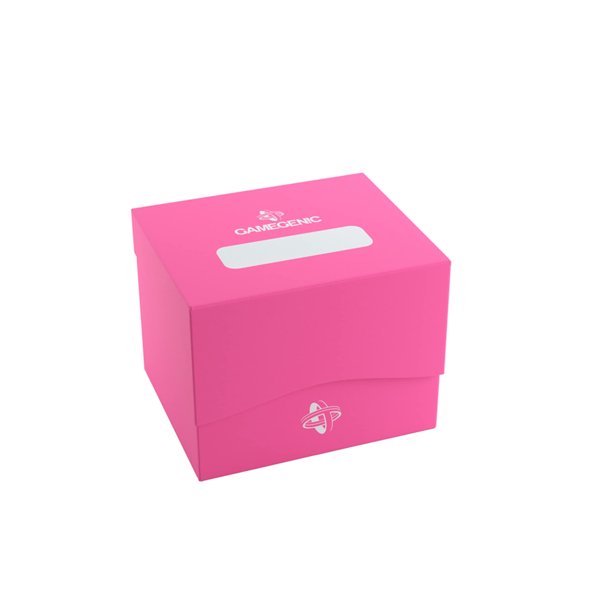 Side Holder 100+ XL Casual Deck Box | Double-Sleeved Card Storage with Flex Card Divider | Premium Card Protector | Cobra Neck Technology | Holds up to 100 Cards | Pink Color | Made by Gamegenic