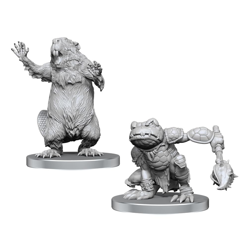 WizKids Pathfinder Battles: Deep Cuts: Boggard Scout & Castoroides