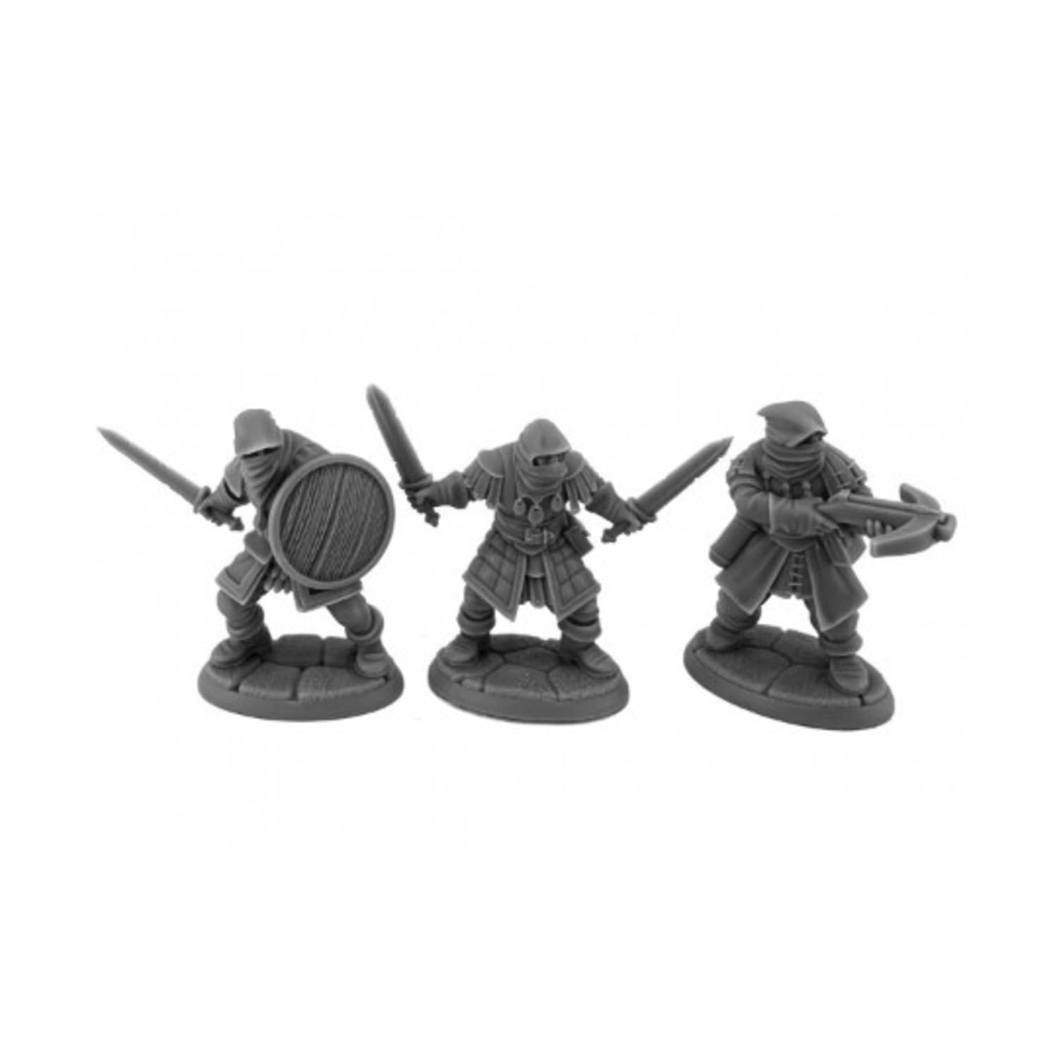 Dungeon Dwellers: Reaper Bandits Human Brigands Miniature 25mm Heroic Scale Figure Dungeon Dwellers Miniatures