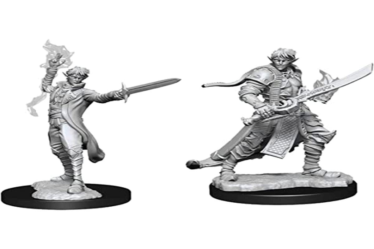 Pathfinder: Deep Cuts Minis: Male Elf Magus (Magic User) W11 (Unpainted)