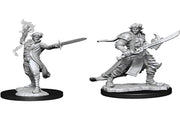 Pathfinder: Deep Cuts Minis: Male Elf Magus (Magic User) W11 (Unpainted)
