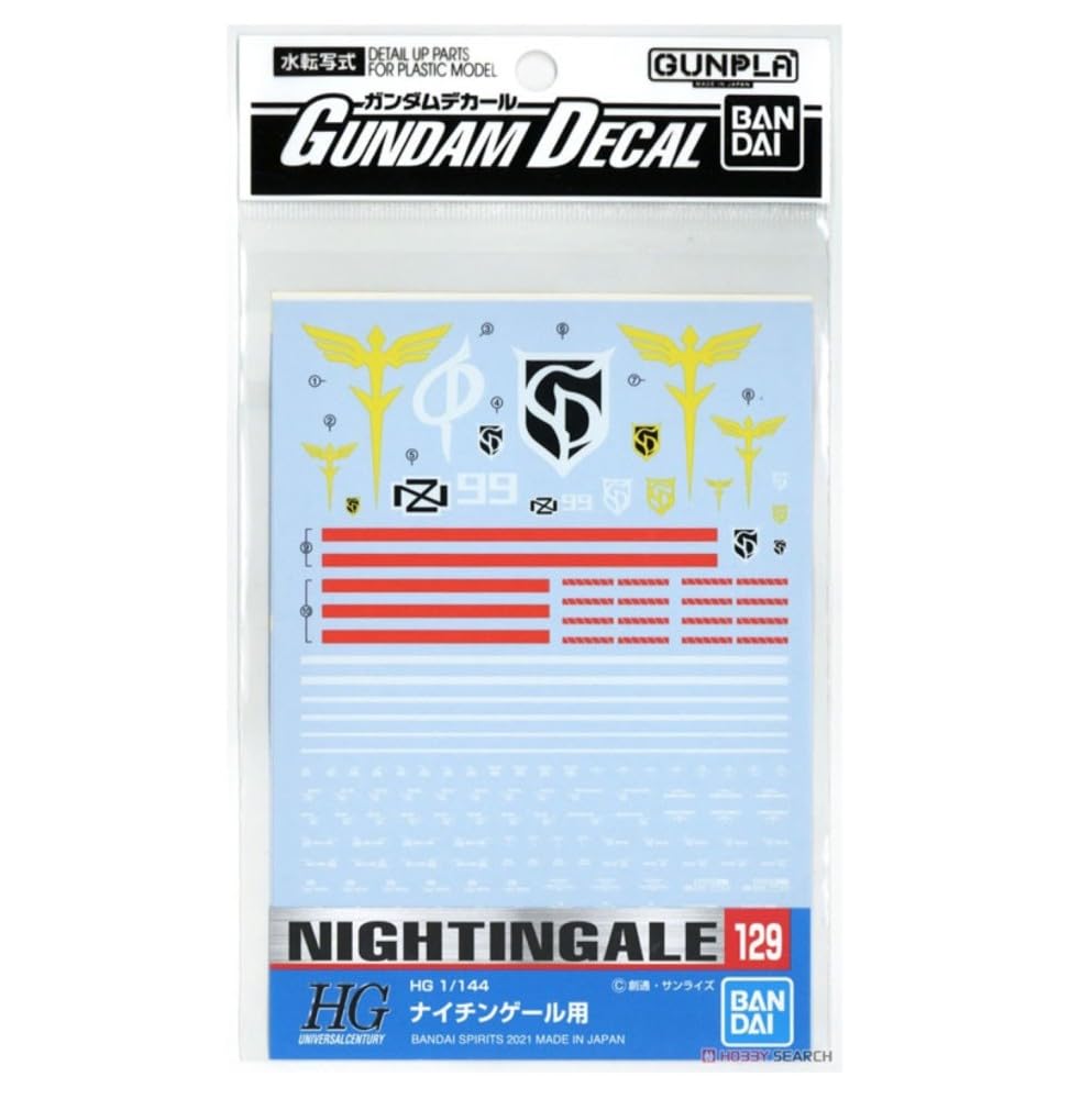 Bandai: Gundam Decal #129 - Nightingale HG